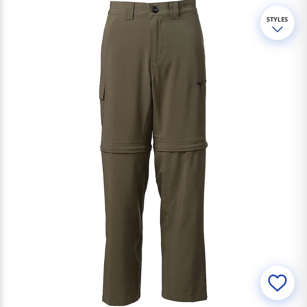 3 pairs of Magellan Outdoors youth (14/16) Fishing pants - like new.